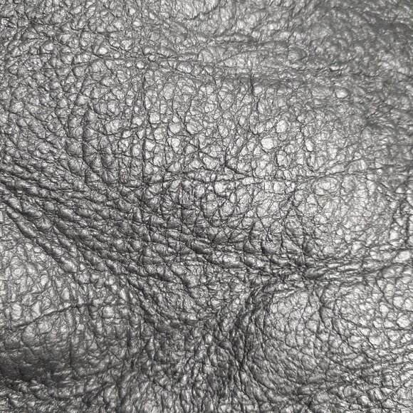 VTG Vecchio Ponte 100% Shearling Lamb Leather Coat Black Made in Italy 4T RARE - Picture 3 of 9